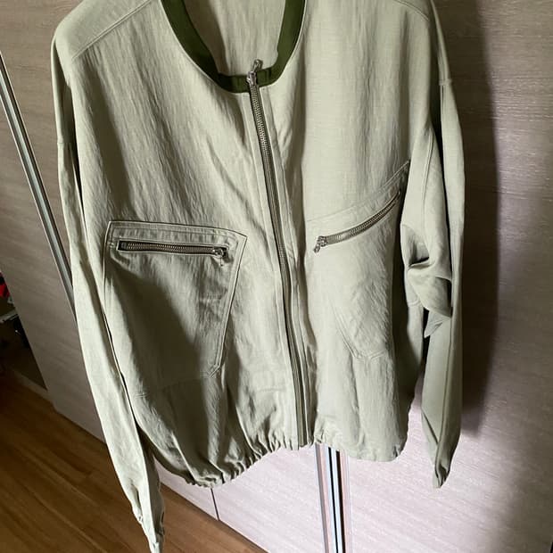 하버색 집업 블루종 L