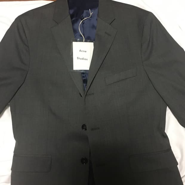 아크네 스튜디오 acne 드리프트 블레이저 자켓 그레이
