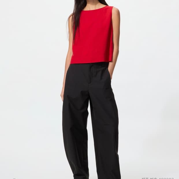 uniqlo 유니클로 저지배럴레그팬츠 M