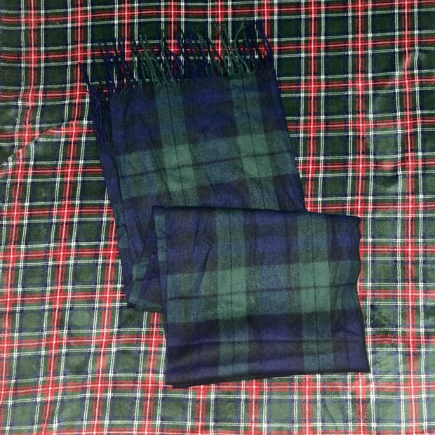 Vintage check pattern muffler 빈티지 체크 머플러