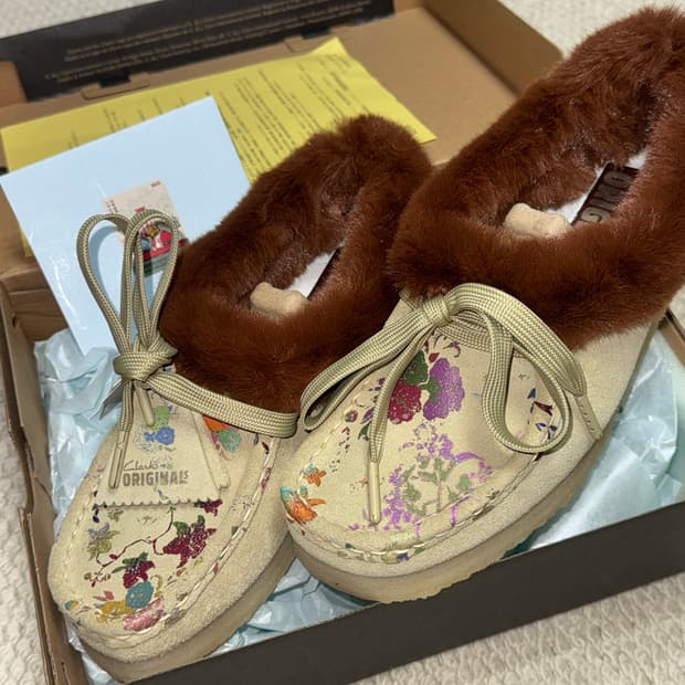 클락스 X 더디 그래니스 윈터 부츠 메이플 230사이즈 할라비 왈라비