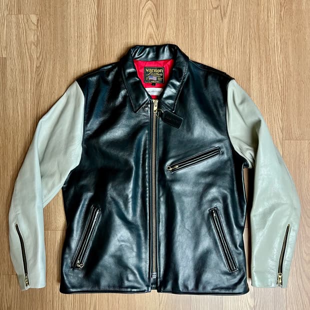 밴슨 Vanson Leathers Enfield 소가죽 자켓 사이즈 L