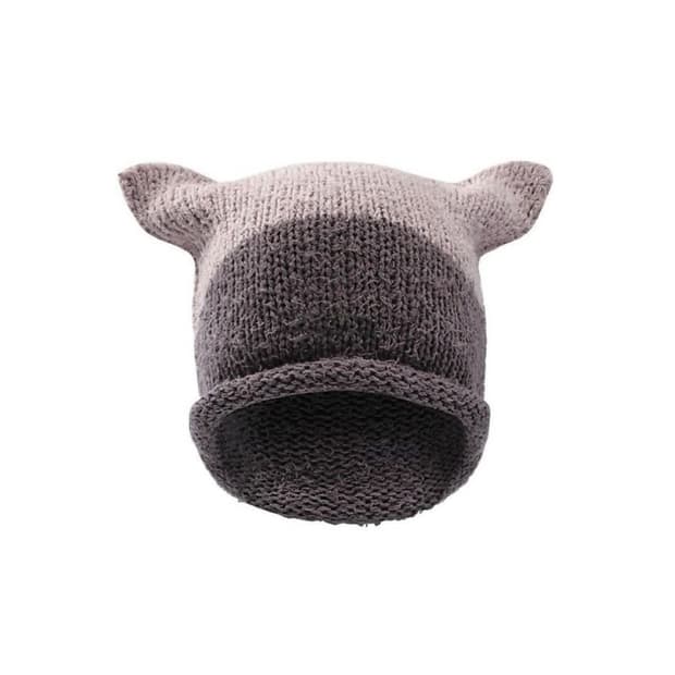 코이세이오 스퀘어 비니 퍼플그레이