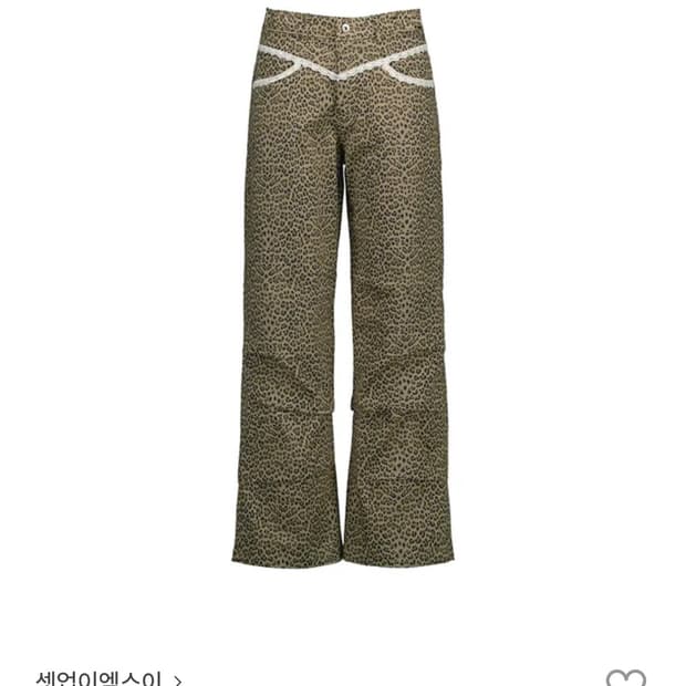 셋업이엑스이 레오파드 레이스 팬츠