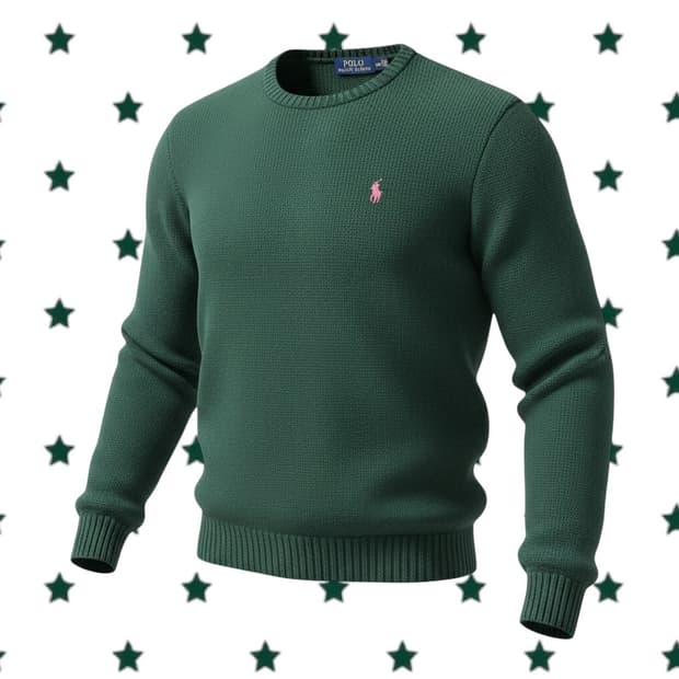 신형 폴로 랄프로렌 딥그린 면니트