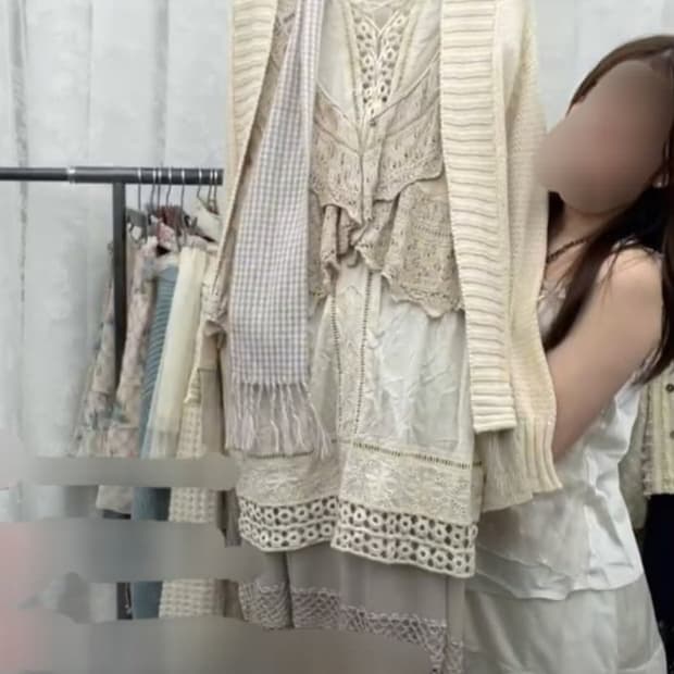 크루빈티지 아이보리깔 모리걸 저렴코디셋 저렴코디세트