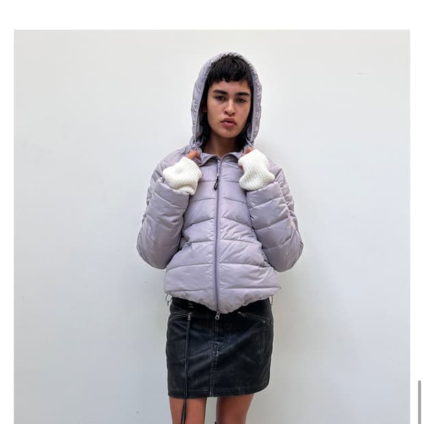 마뗑킴 LIGHTWEIGHT DUCK DOWN HOODY 경량패딩 S