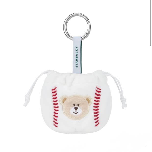 스타벅스 x KBO 야구공 복조리 파우치 키링