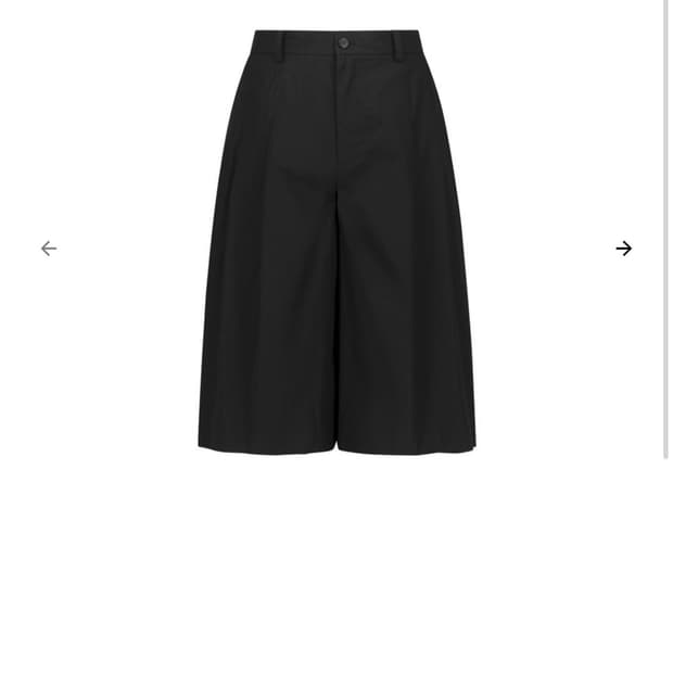 [M] 25ss 아모멘토 버뮤다 와이드 팬츠 블랙