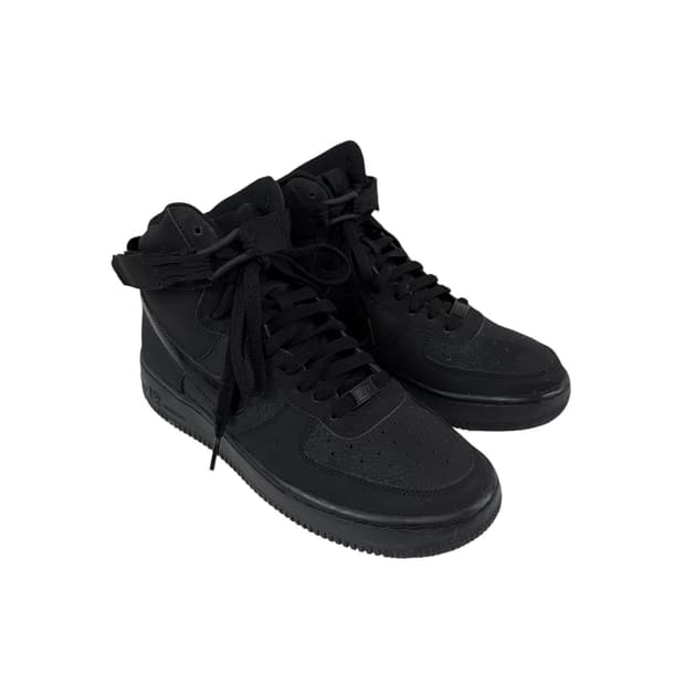 나이키 에어포스 하이 올블랙 (240)