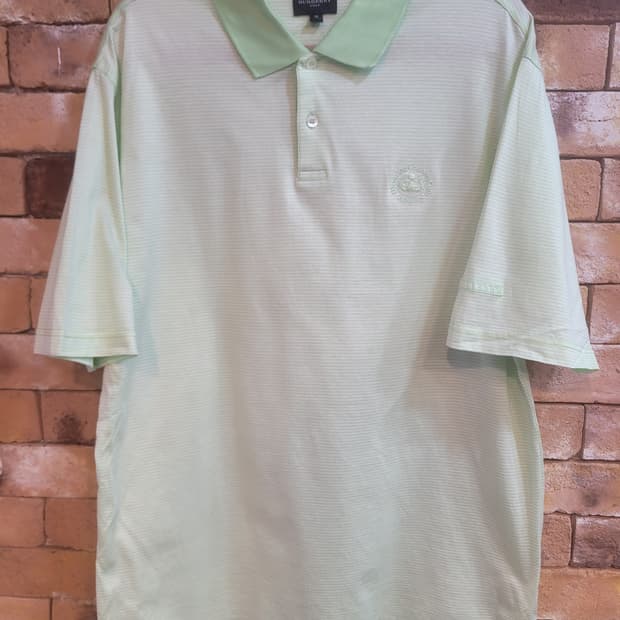 버버리 골프 반팔 피케셔츠 M