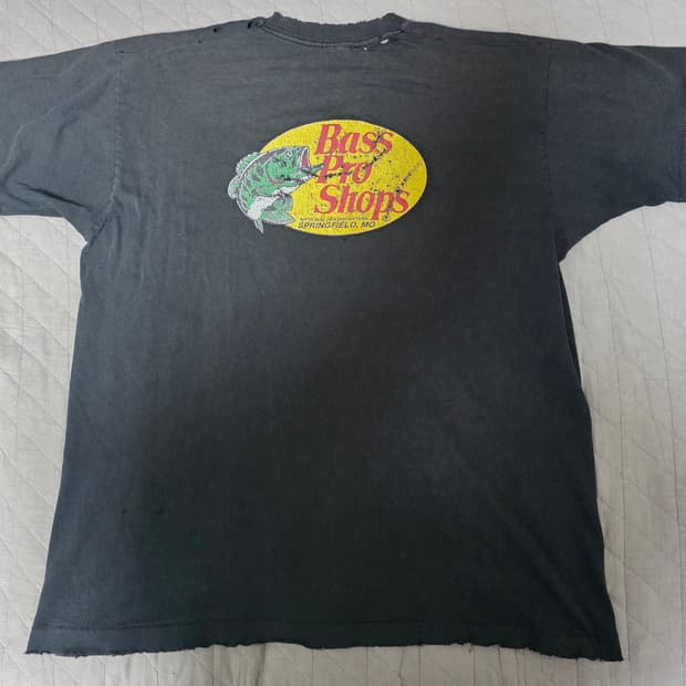 [XL] 90s 배스프로클럽 BASS PRO CLUB 티셔츠 트래쉬드