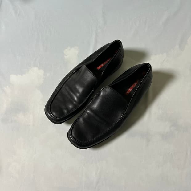 Prada sports slip on loafers