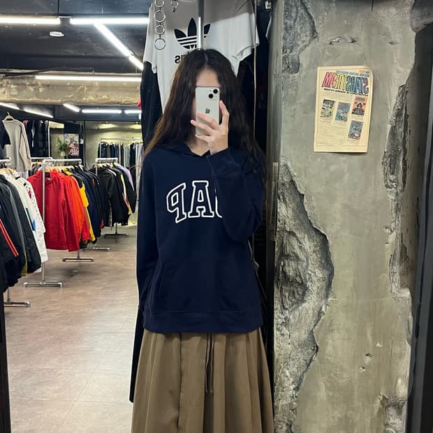 갭 후드티 네이비 L #csz2031