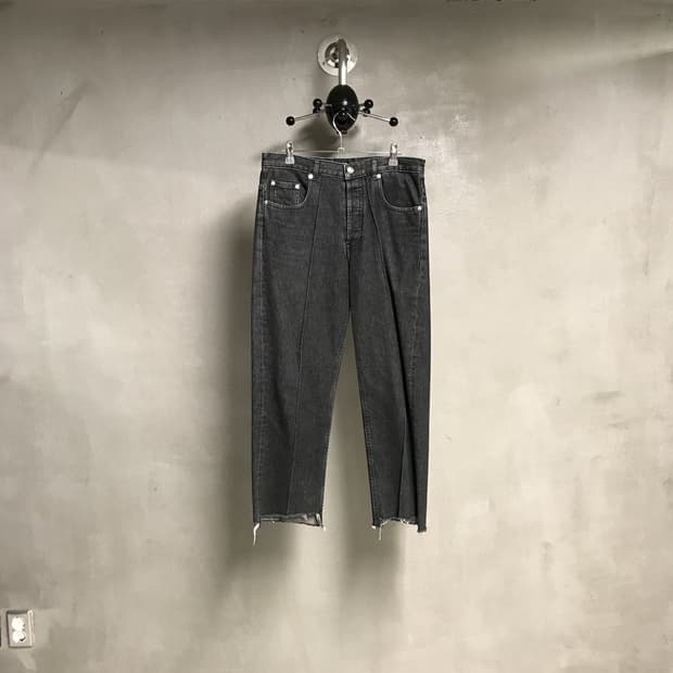 APC 아페쎄 흑청 데님 팬츠 28