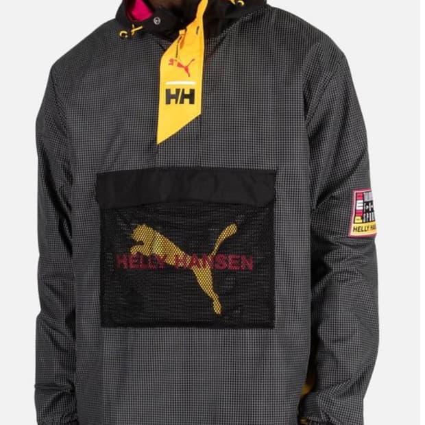 푸마 퓨마 X 헬리한센 콜라보 윈드브레이커 아노락