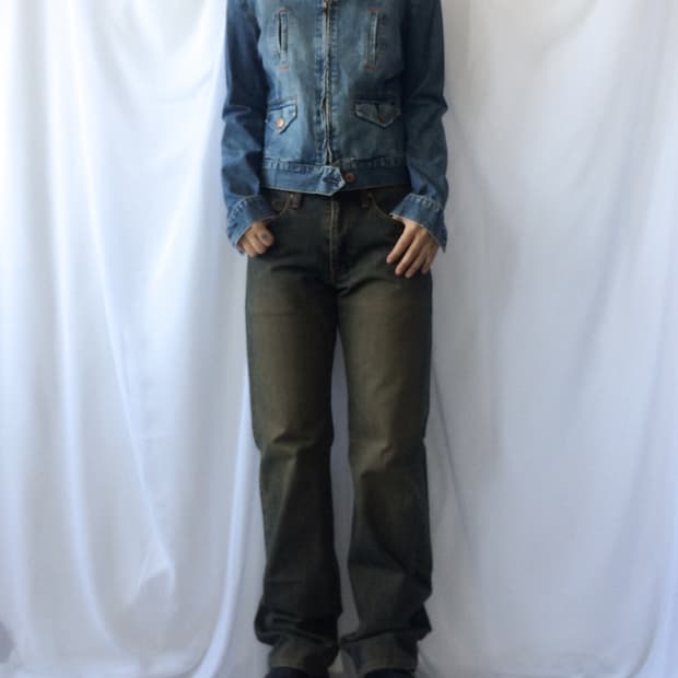 Washing denim jacket