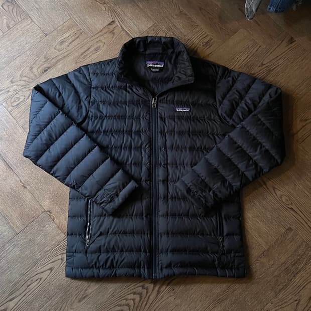 [S]파타고니아 네이비 다운스웨터 덕다운 경량 패딩
