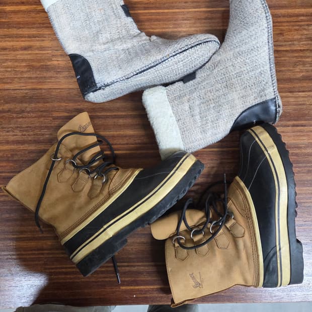 Danner 양털 가죽 방한 덕부츠 265 270 