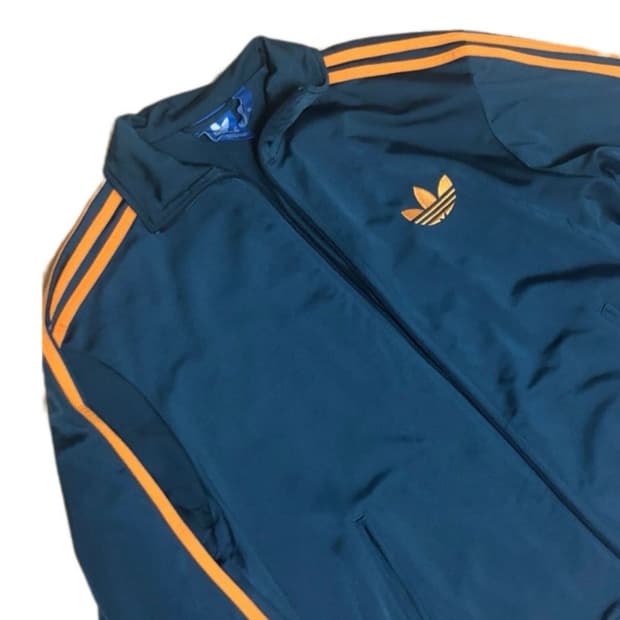 아디다스 파이어버드 져지 네이비 오렌지