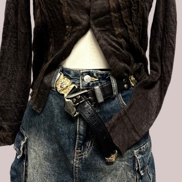 BALMAIN [정품/정품각인] 발망 빈티지 버팔로 황소