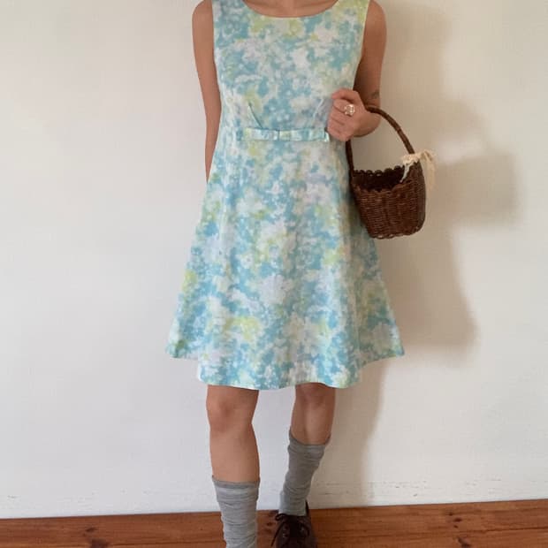 Candy Ribbon Mini Dress