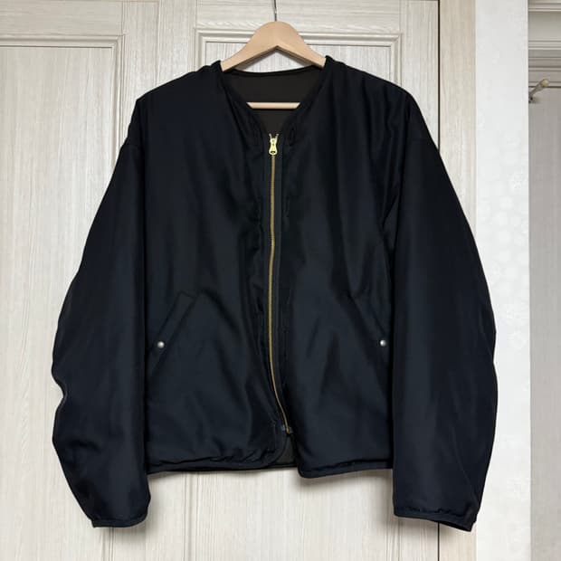 [1] 비즈빔 25ss 아이리스 다운 자켓 블랙