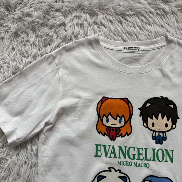 EVANGELION 일본빈티지 반팔 애니반팔 에반게리온 빈티지반팔 반팔티
