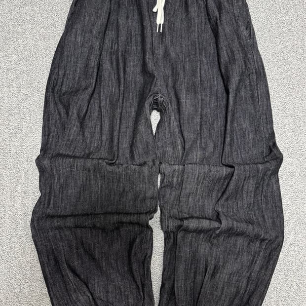 •Vintage 와이드 벌룬 스트링 조거팬츠