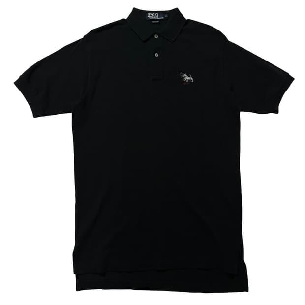 폴로 랄프로렌 도그 엠브로이디드 피케 카라 반팔 티셔츠