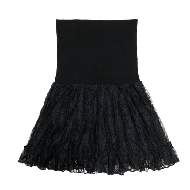 Lace Frill Tube top