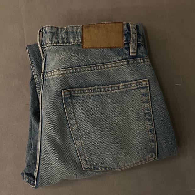 자라 샌드워싱 데님