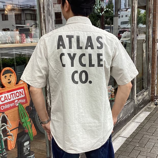 [17]프리휠러스 "ATLAS CYCLE CO." 반팔 셔츠