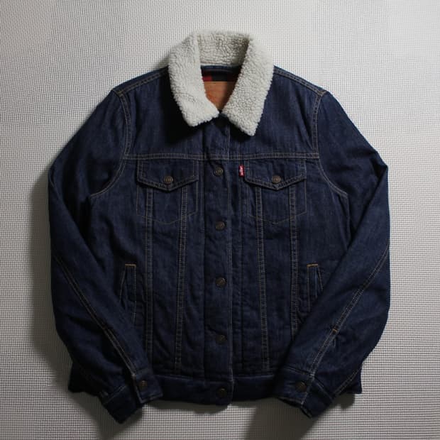 Levi's 리바이스 쉐르파 트러커 자켓 데님