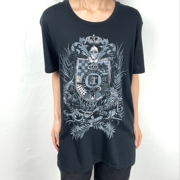 Balmain 2016 Heraldic Crest Graphic T-Sh