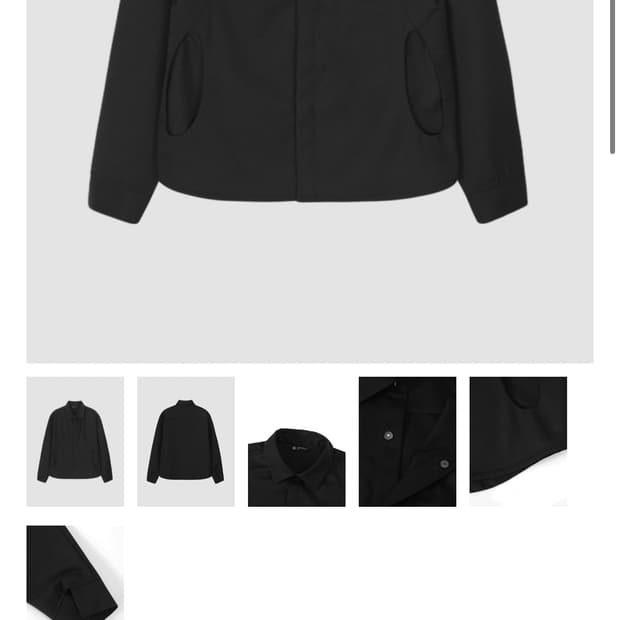 jeongli twill dart shirts (black)