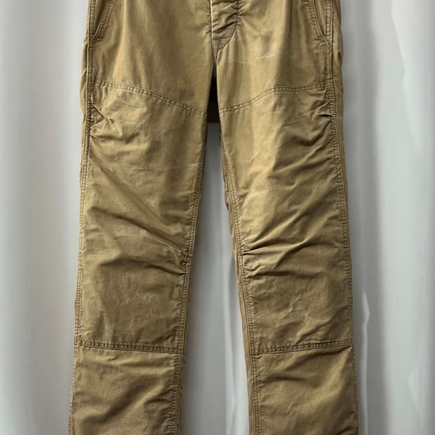 폴로 랄프로렌 덕캔버스 서스펜더 워시드 헌팅 더블니 팬츠