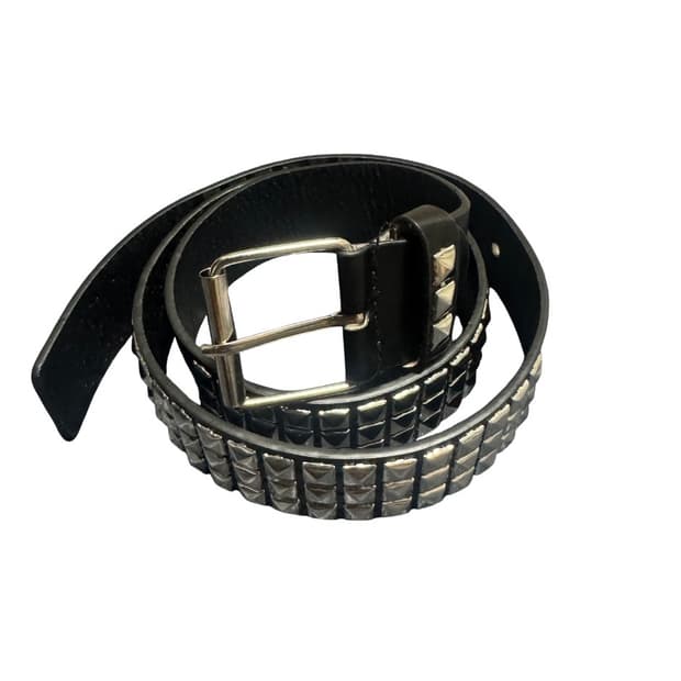 stud leather belt