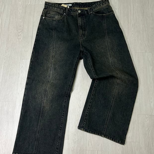 에잇세컨즈 와이드핏 데님팬츠