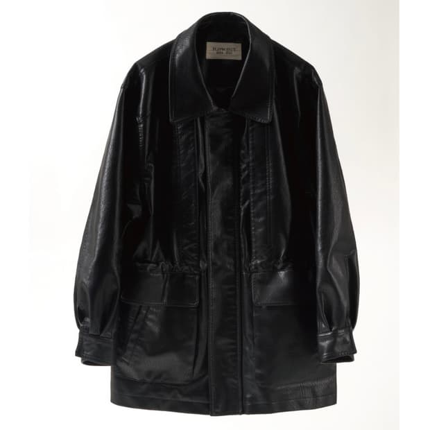 플리즈프로젝트 비건 레더 미들 자켓