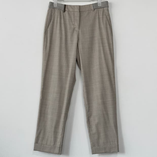 페세리코 울 테일러드 크롭 팬츠