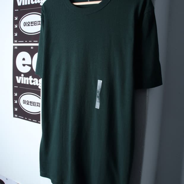 (XL-2XL) 유니클로 반팔 티셔츠 새상품 빅사이즈 그린-H34628