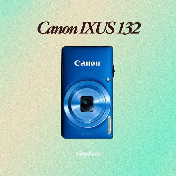 (헤일리 비버 하음) 캐논 ixus132 ixy90f 블루