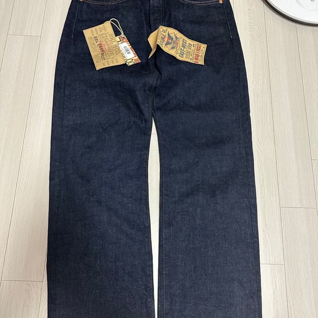 rrl 더블알엘 빈티지파이브포켓 빈파포 생지 데님청바지32x32 팝니다