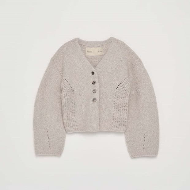 마뗑킴 볼륨 니트 가디건