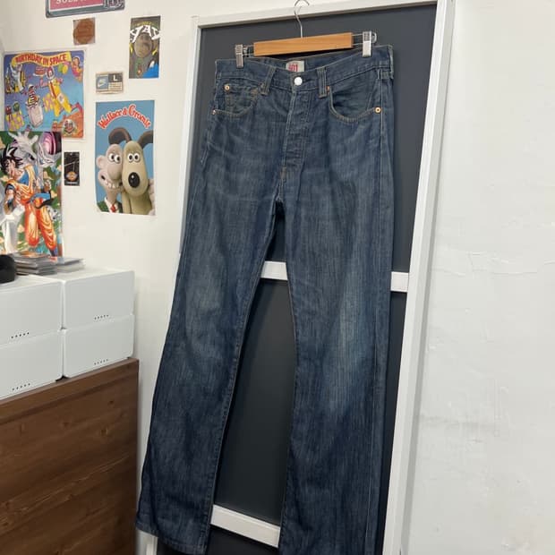 리바이스 505 인디고 데님 32x32