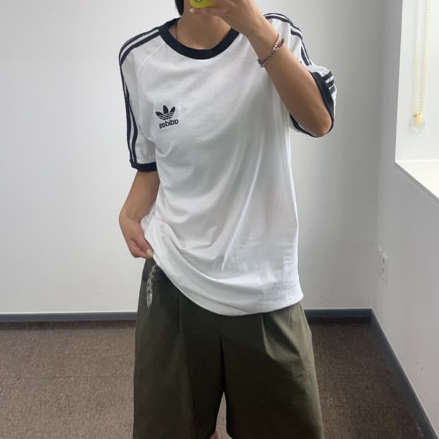 Adidas 아디다스 파이어버트 트랙탑 화이트 반팔
