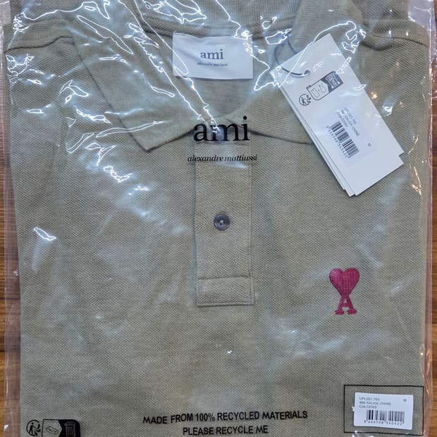 (새상품/정품)아미 pk 반팔 카라티 M