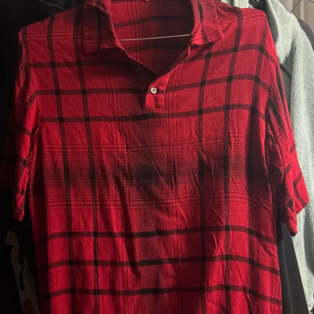 비매 유일매물 ) 알렉산더맥퀸 체크반셔츠