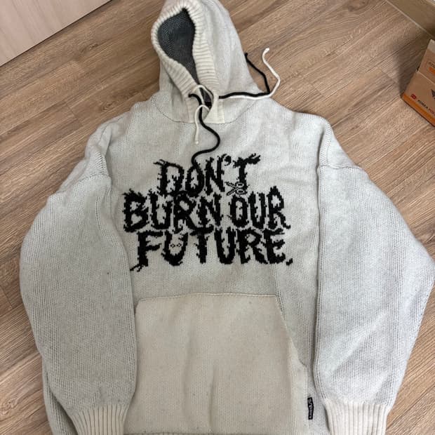 아조바이아조 니트 후드티